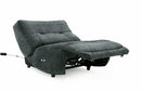 Divani Casa Basil - Modern Dark Grey Fabric Large Electric Recliner Chair