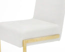 Modrest Batavia - Modern White & Gold Dining Chair (Set of 2)