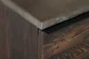 Modrest Selma Modern Dark Aged Oak Chest