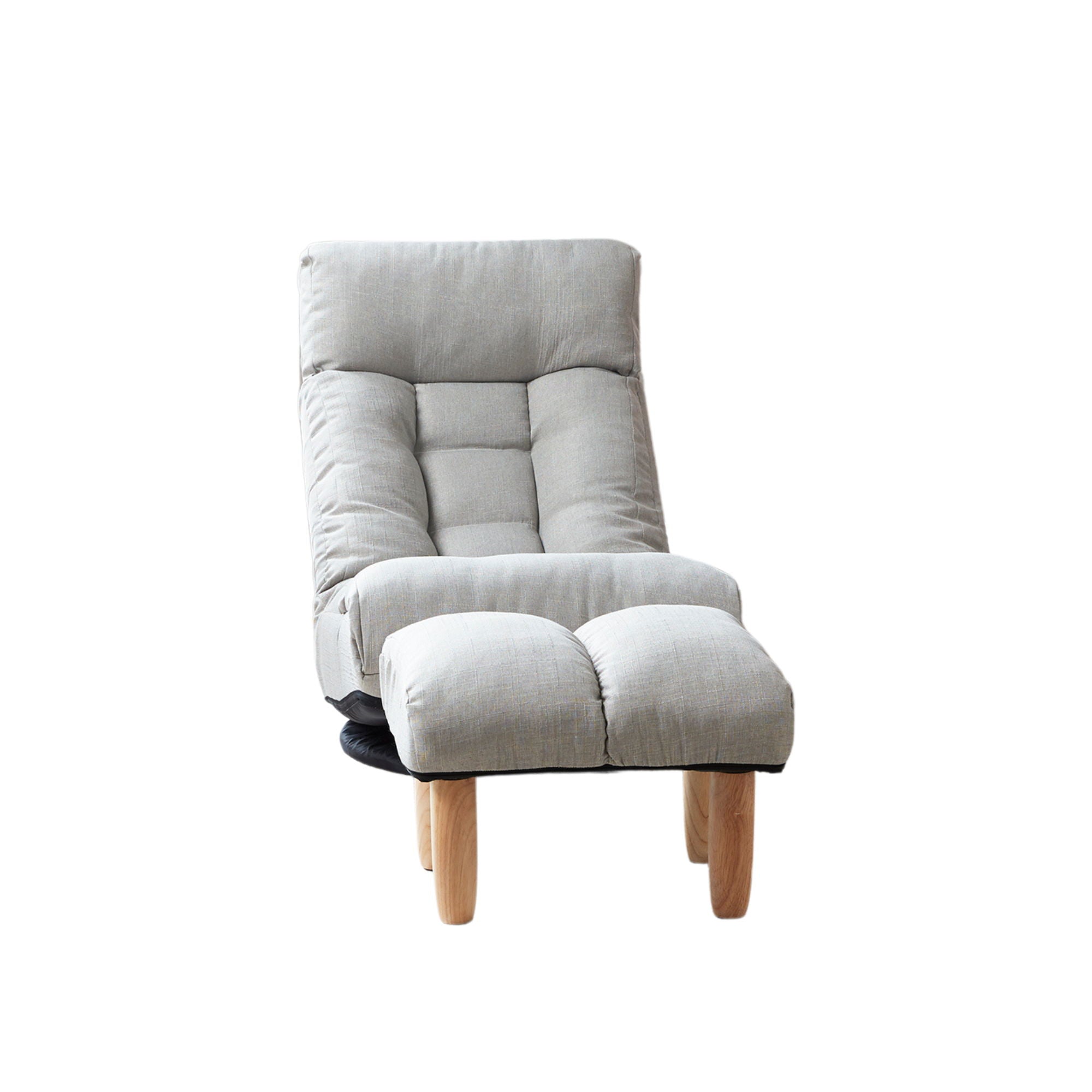 Adjustable Japanese Reclining Floor Chair Sofa With Metal Frame For Living Room