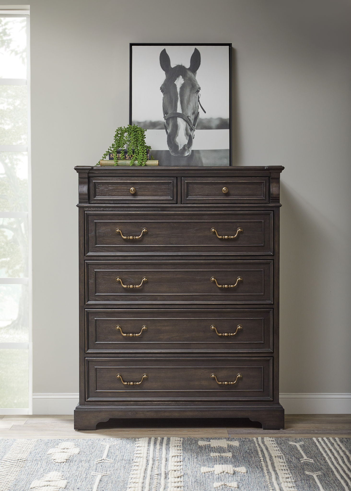 Hickory Creek - 6 Drawer Chest - Brown