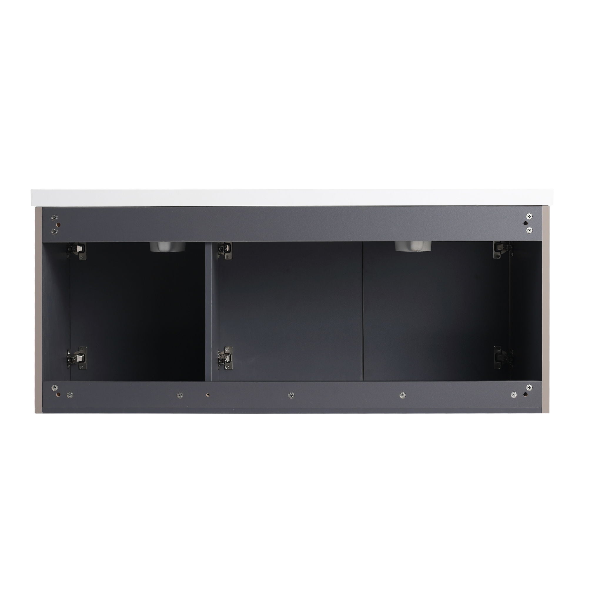 Contemporary Wall Mounted Bathroom Vanity With Soft Close Doors