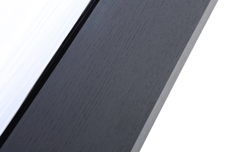 Modrest Opal Modern Wenge & Grey Platform Bed