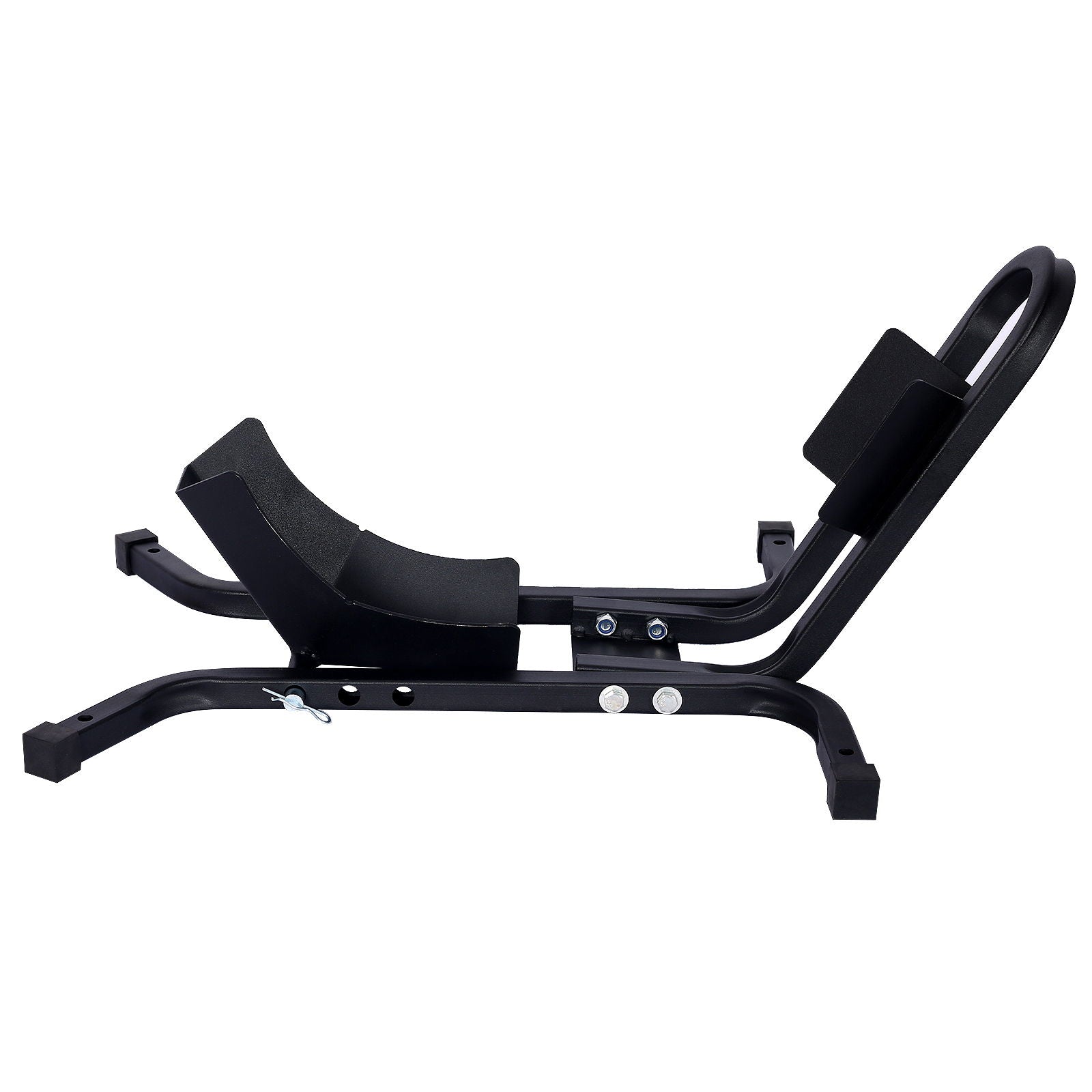 Heavy Duty Motorcycle Front Tire Chock For 17" 21" Wheels Stand 1200 Lbs Capacity - Black