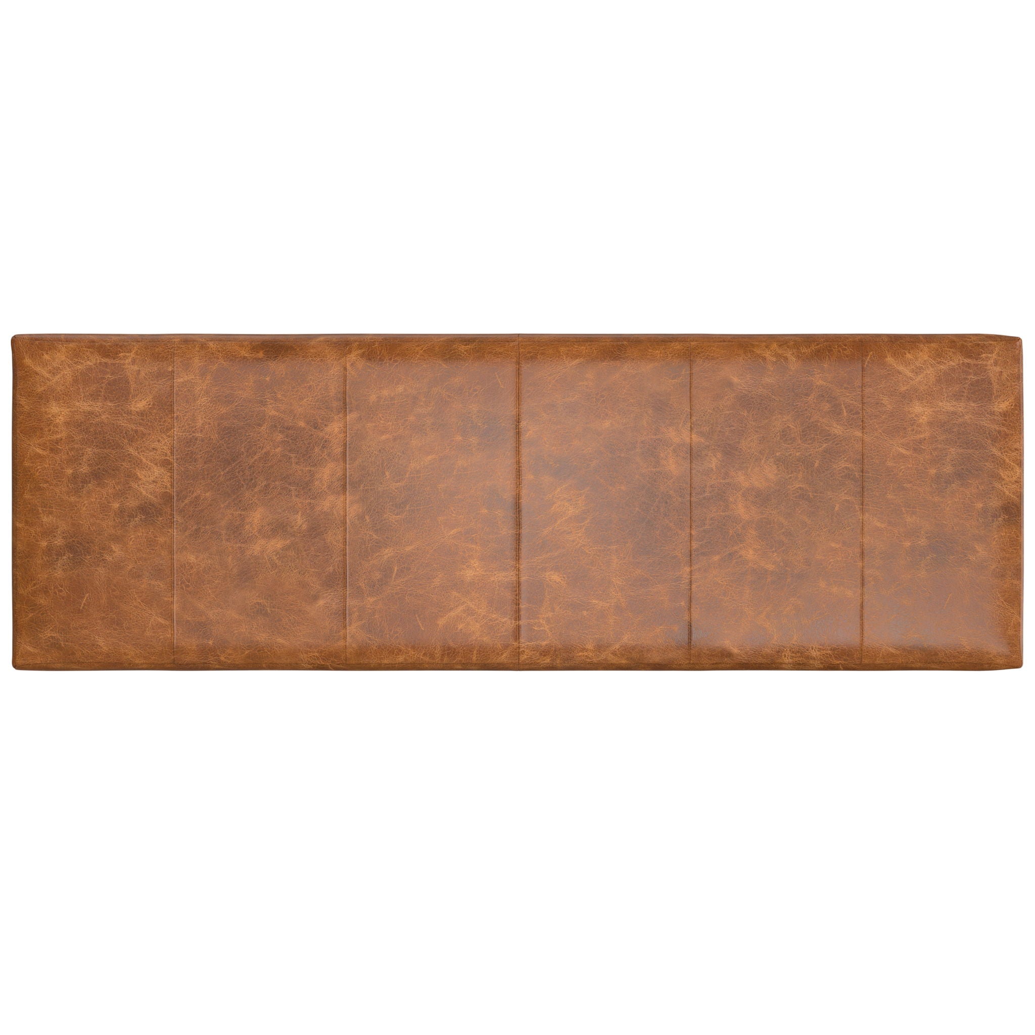 Candice - Ottoman Bench - Tan / Black