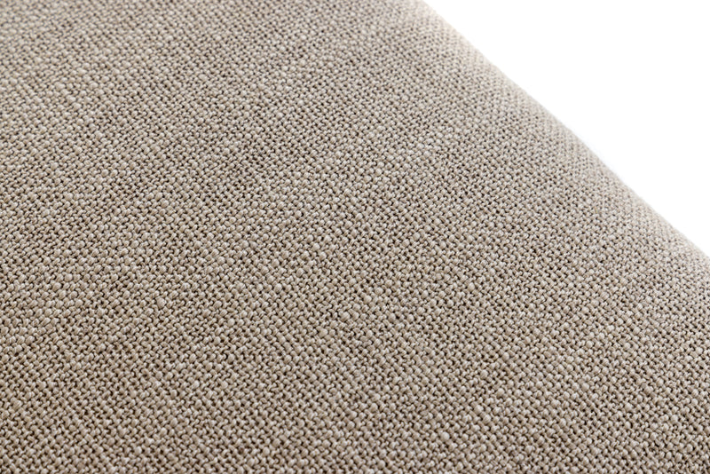 Modrest Beasley - Modern Beige Linen + Brass Dining Chair