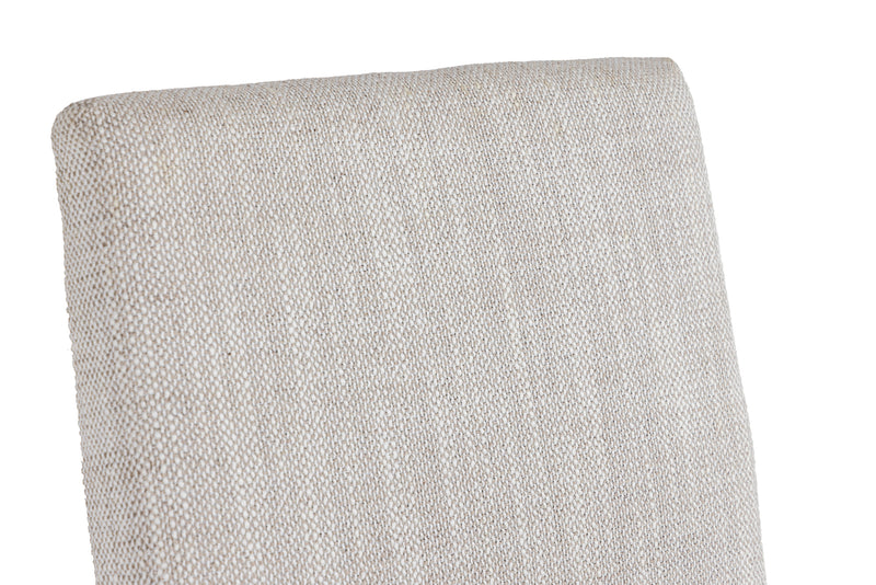 Modrest Beasley - Modern Off-White Linen + Brass Counter Chair