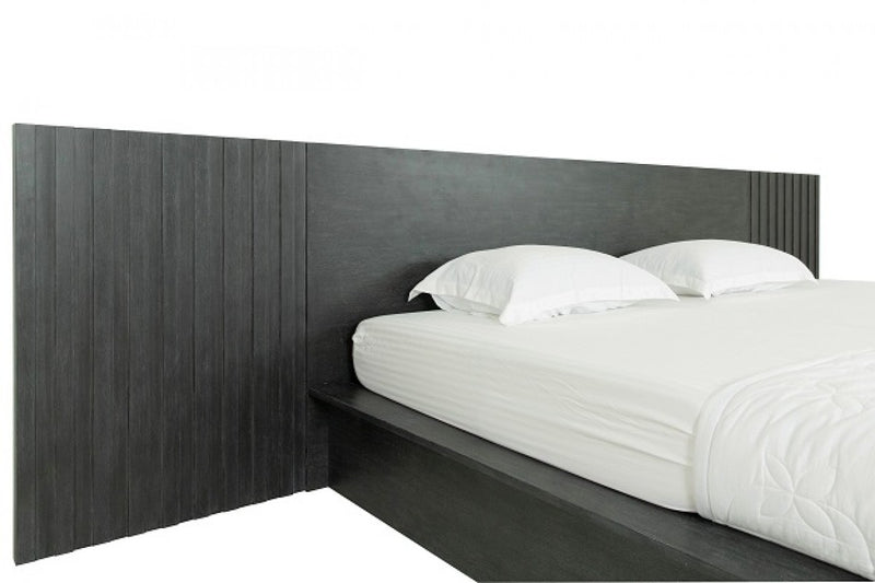 Modrest Manchester- Contemporary Dark Grey Bedroom Set