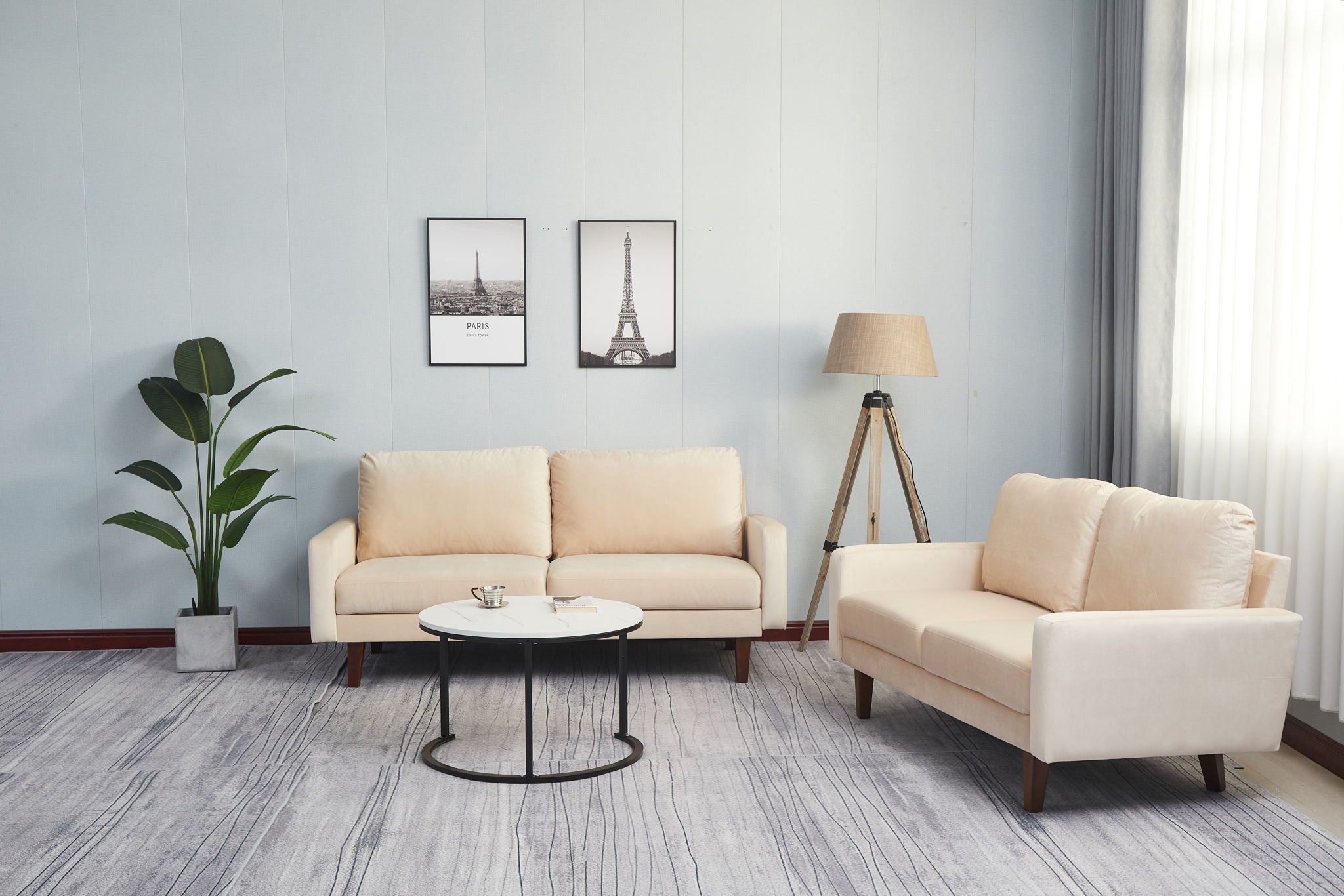 Comfortable Loveseat With Durable Construction