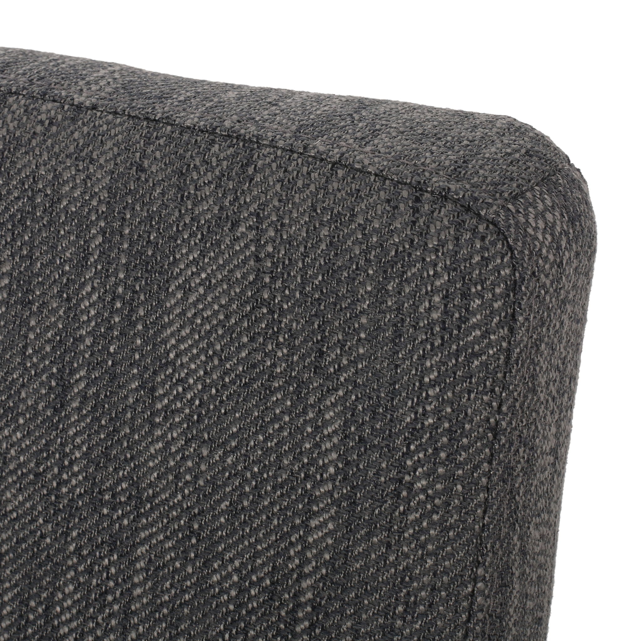Contemporary Dining Chair With Upholstered Seating And Tapered Legs