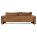 Divani Casa Bentley - Modern Brown Velvet Sofa