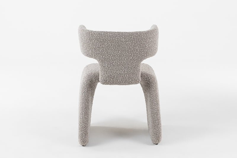 Modrest Bergman - Modern Off-White Fabric Dining Chair