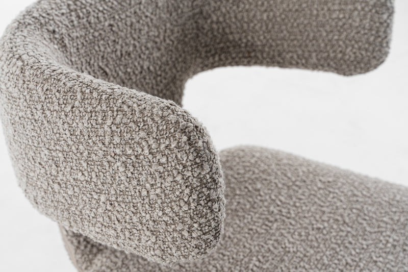 Modrest Bergman - Modern Off-White Fabric Dining Chair