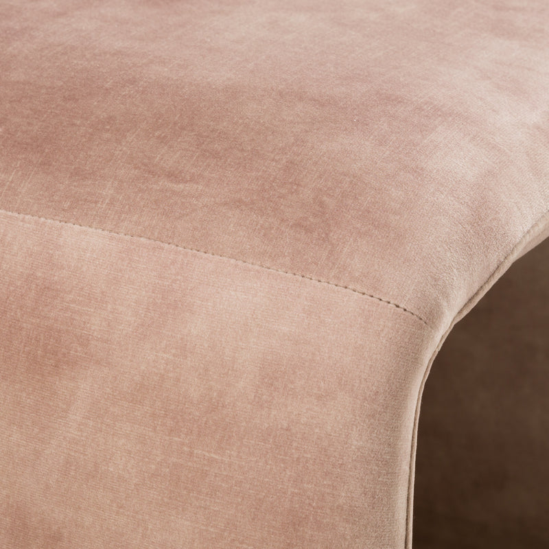 Modrest Bergman - Modern Light Brown Velvet Dining Chair