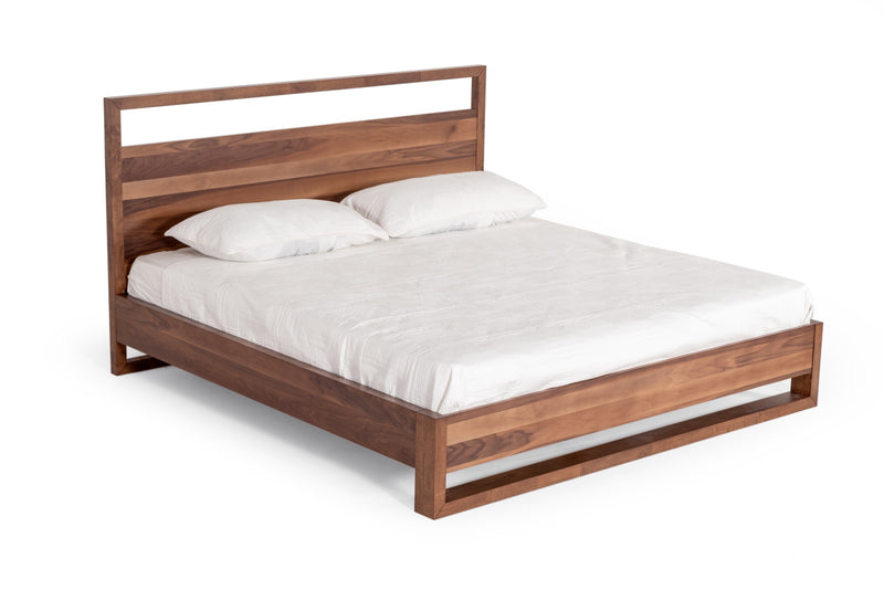 Eastern King Nova Domus Berlin - Modern Walnut Bed