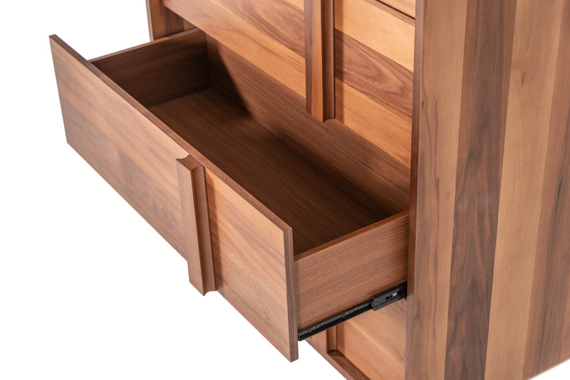 California King Nova Domus Berlin - Modern Walnut Bed