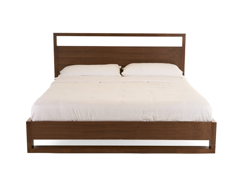 Nova Domus Berlin - Modern Walnut Bed