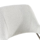 Modrest Betty - Modern Off-White Fabric + Bronze Dining Chair