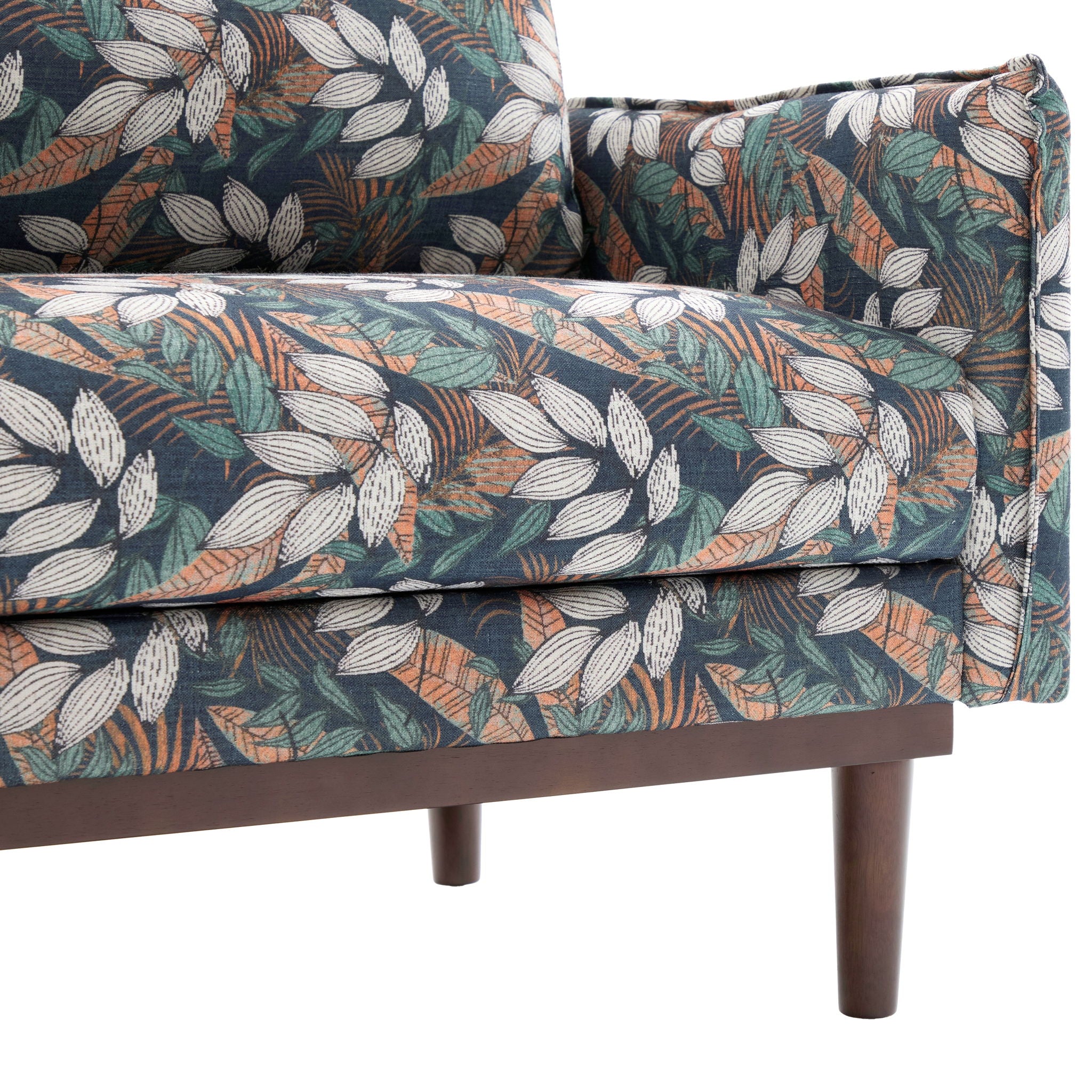 2 Seater Loveseat Sofa With Spacious Seating Area
