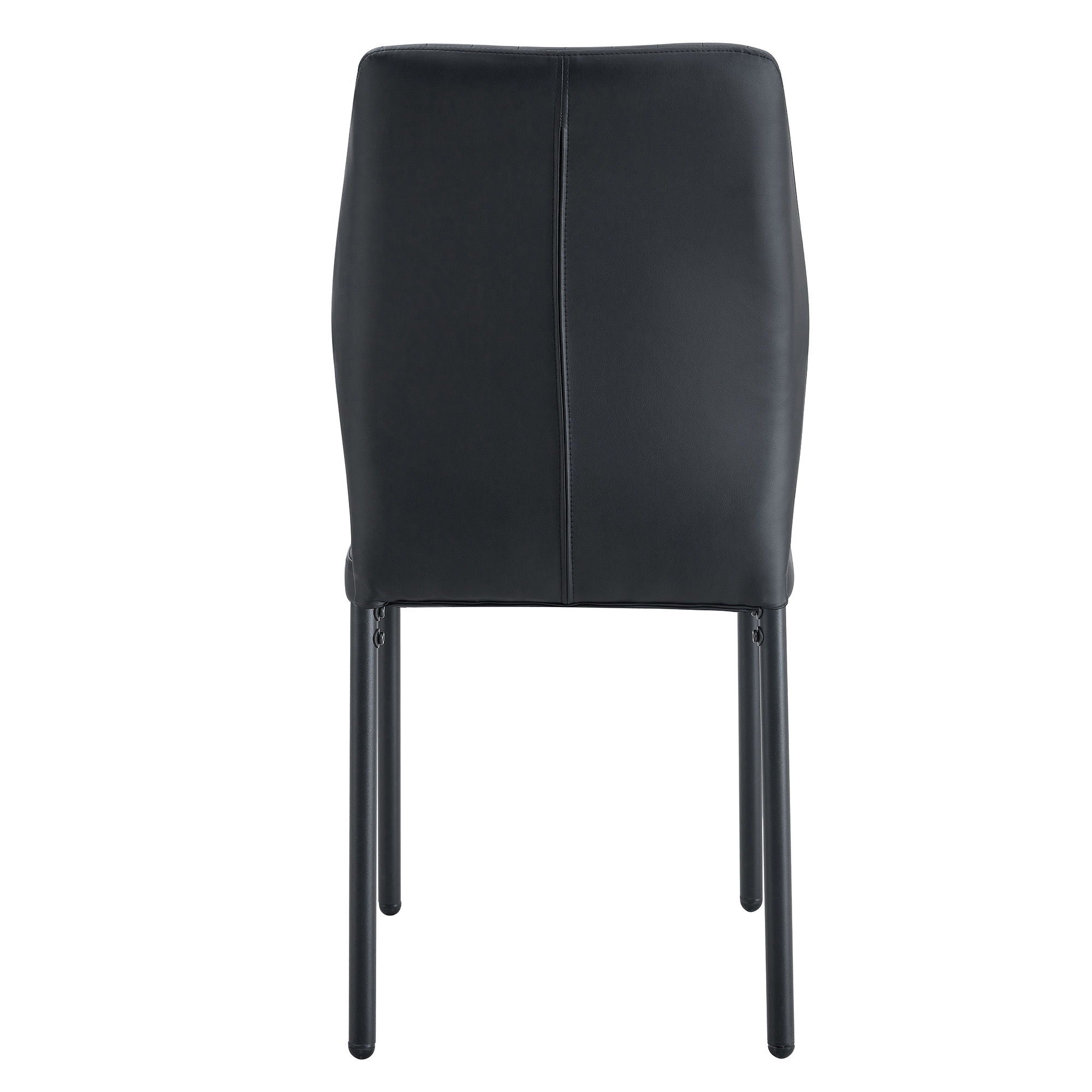 Ergonomic Simple Chair With Metal Leg