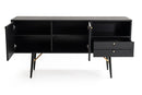 Modrest Billy Modern Black Oak & Gold Buffet