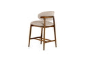 Modrest Blum - Modern Beige Linen Counter Chair