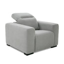 Divani Casa Bode - Modern Grey Fabric Recliner Chair