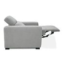 Divani Casa Bode - Modern Grey Fabric Recliner Chair