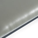 Modrest Boswell - Modern Grey Faux Leather + Black Barstool