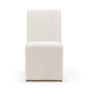 Modrest Bounty - Modern Beige Fabric + Antique Brass Dining Chair (Set of 2)