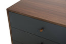 Nova Domus Dali Mid-Century Grey & Walnut Dresser