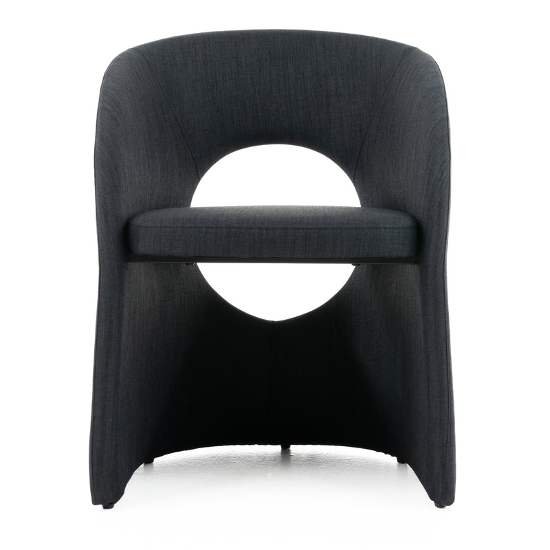 Modrest Brea - Charcoal Fabric Dining Chair