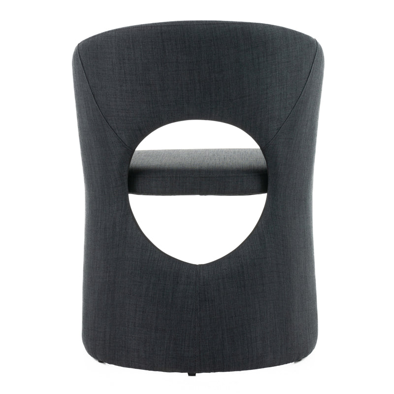 Modrest Brea - Charcoal Fabric Dining Chair