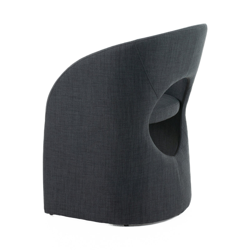 Modrest Brea - Charcoal Fabric Dining Chair