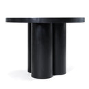 Modrest Bruni - Modern Black Concrete Round Dining Table
