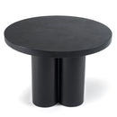 Modrest Bruni - Modern Black Concrete Round Dining Table