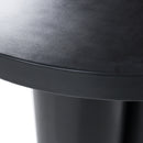 Modrest Bruni - Modern Black Concrete Round Dining Table
