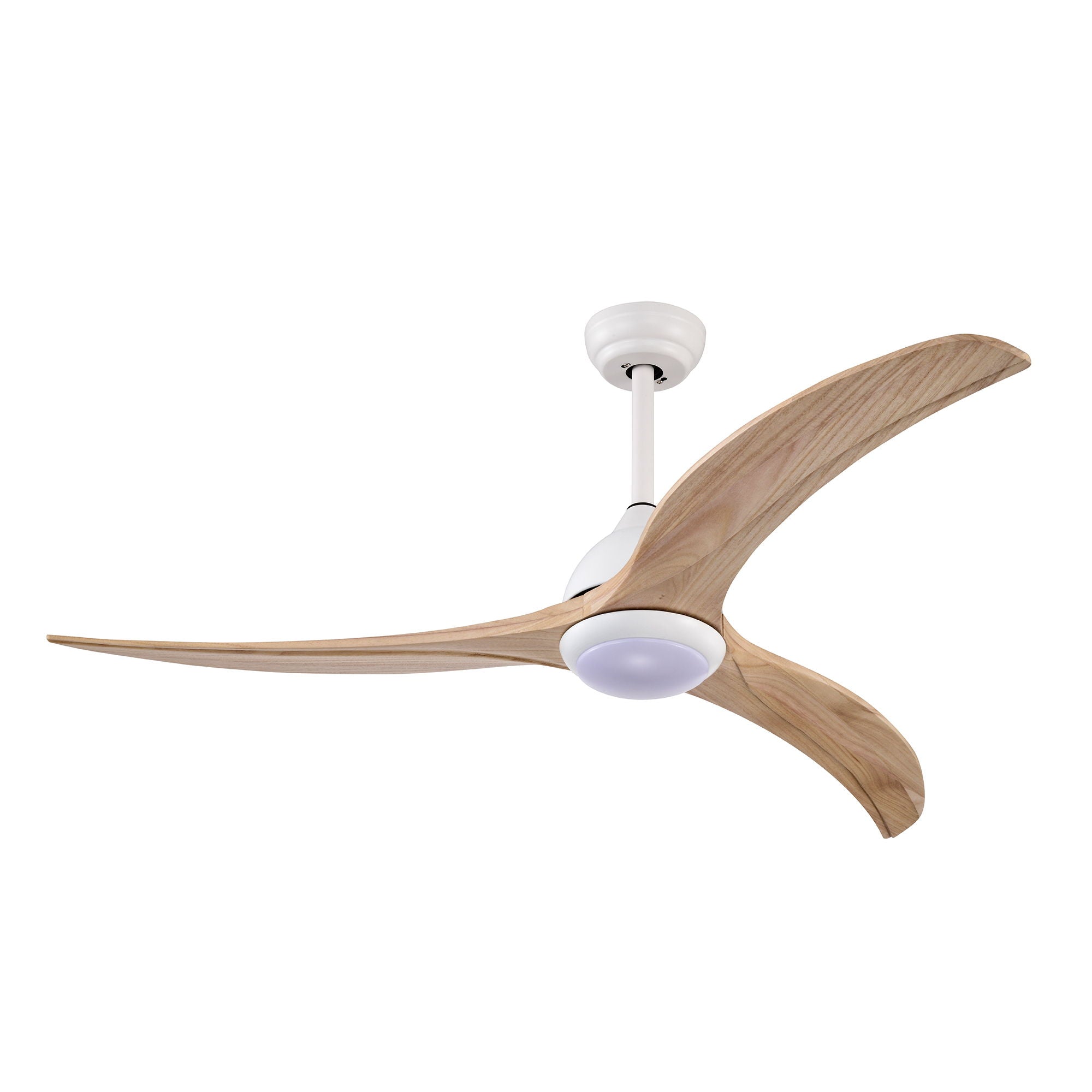 Indoor Outdoor Ceiling Fan With Light With Remote Control, Noiseless Reversible Motor, 6 Speed, 3 Color