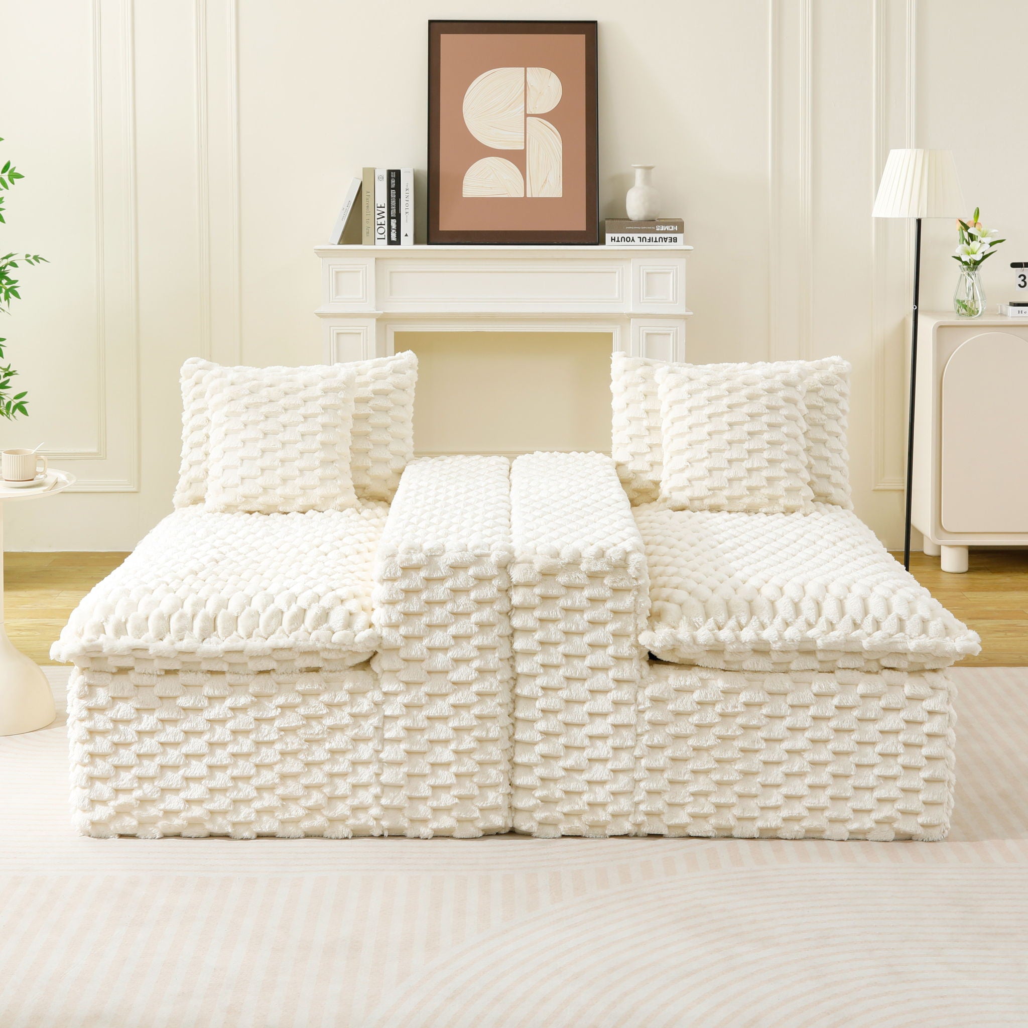 Multifunctional Sofa, Side-By-Side Or Facing Each Other