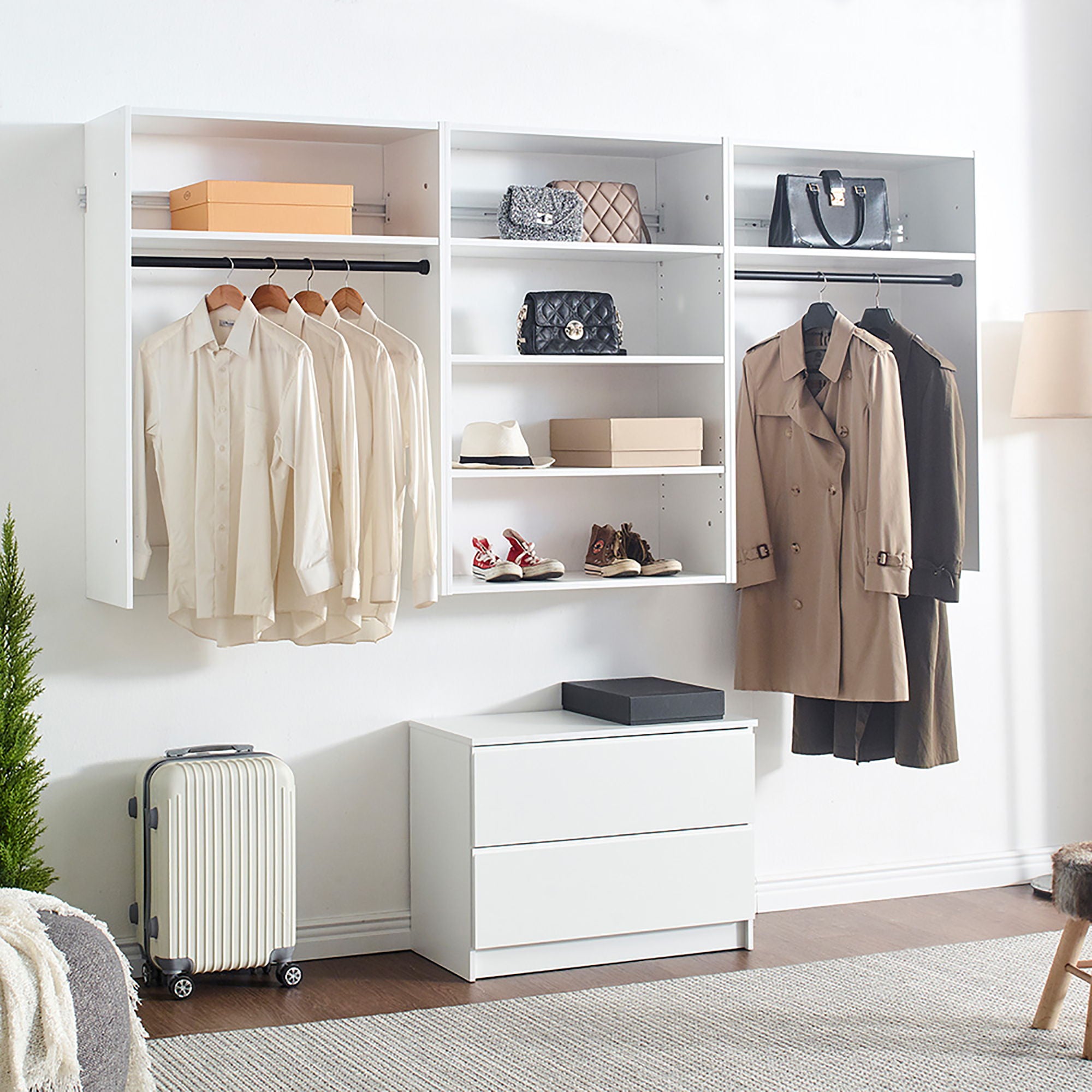 Devi - Modular Wood Closet System With Versatile Storage