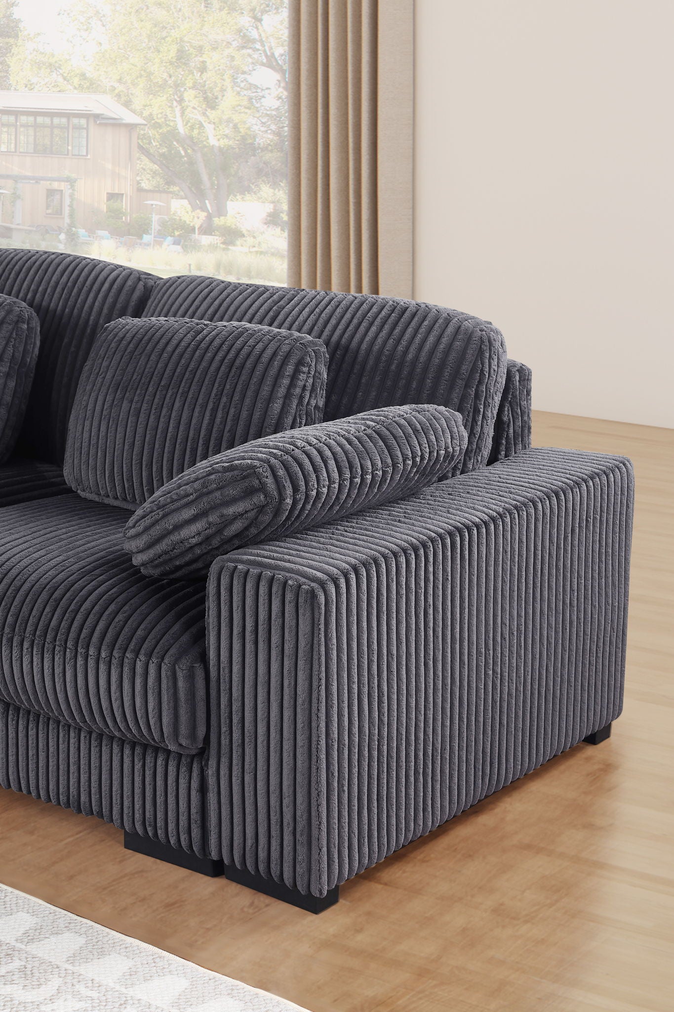 Nadine - Modular Corner Sectional Sofa With Left Facing Chaise