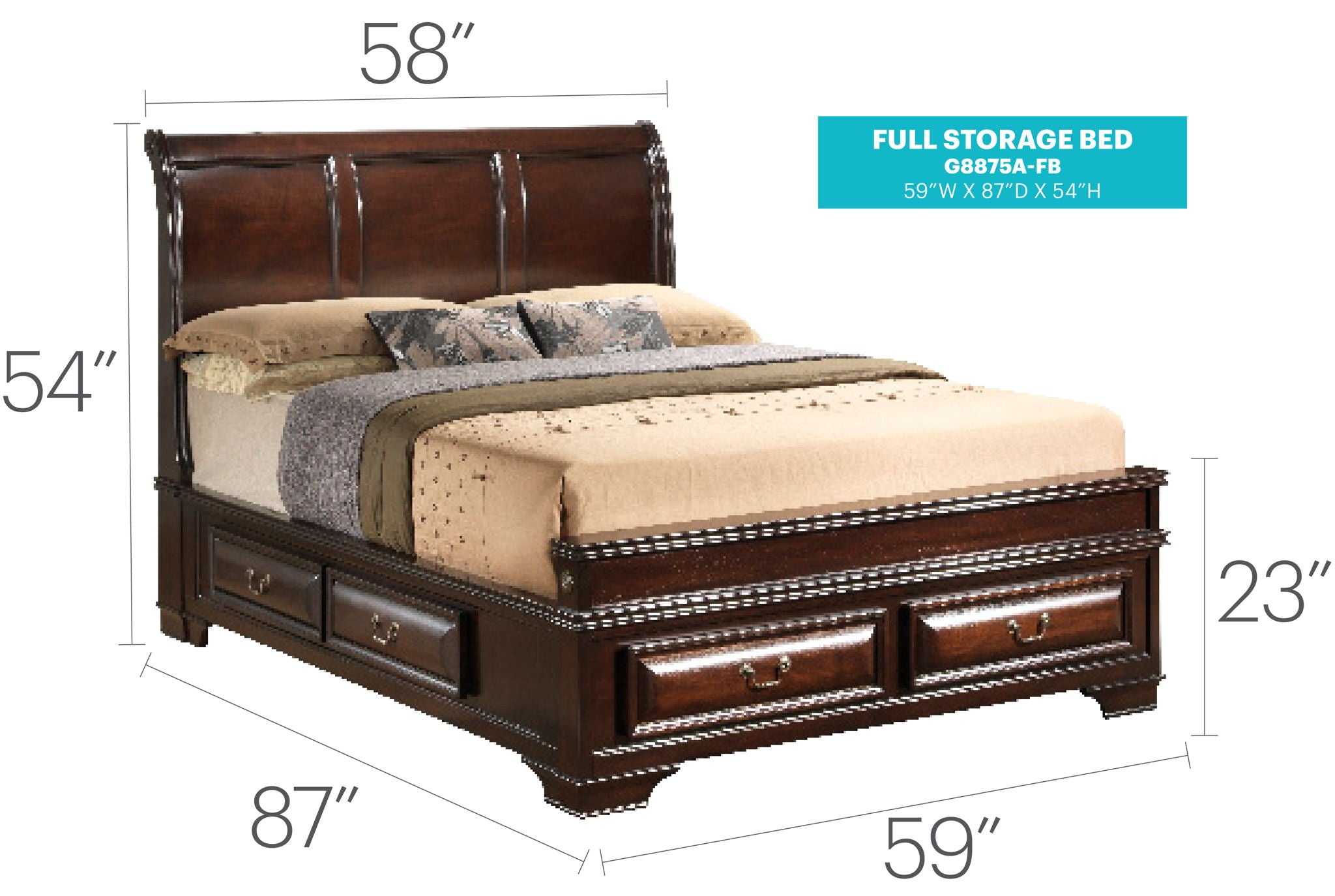 LaVita - Storage Bed