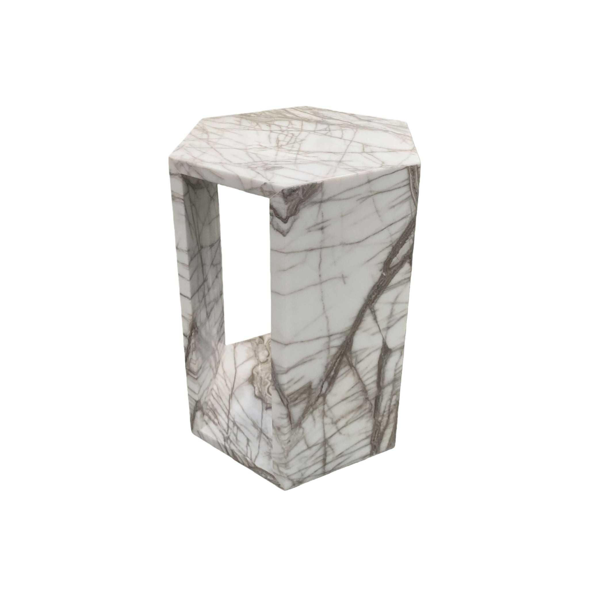 Modern Minimalist Hexagon Side Table