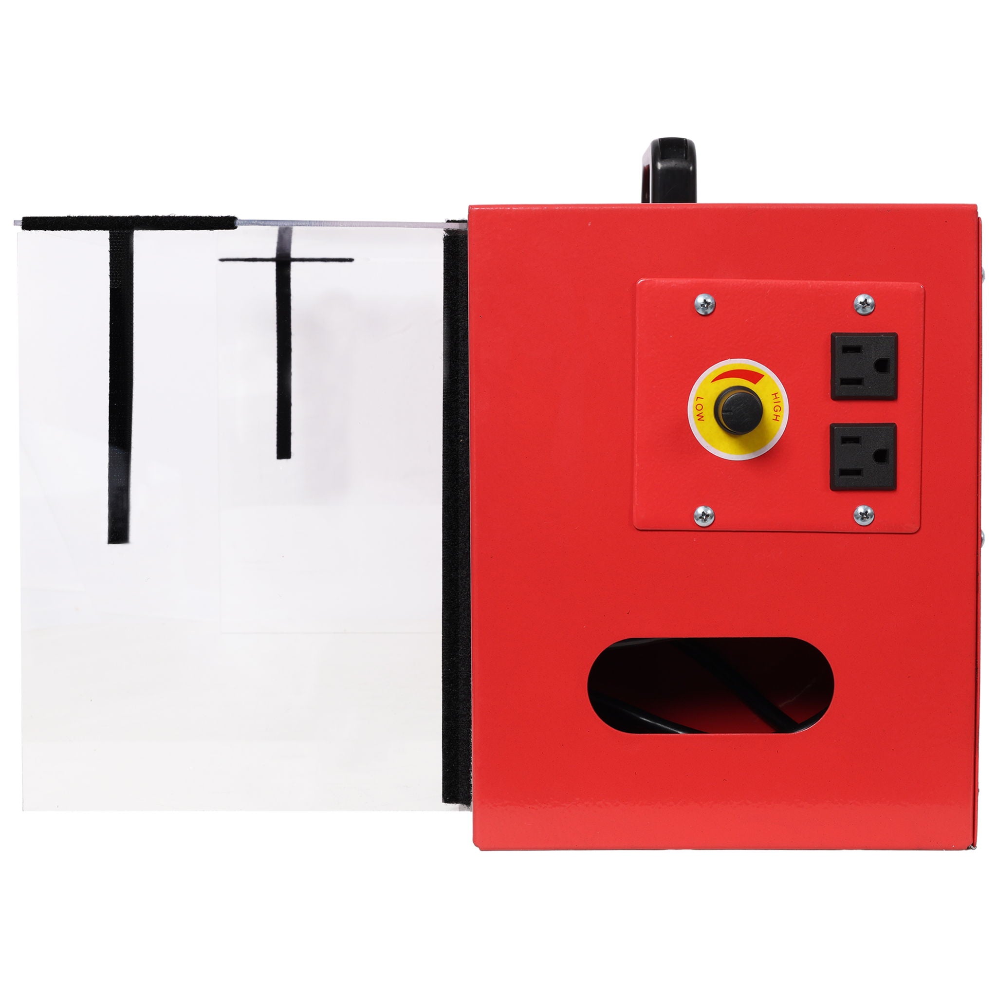 Portable Tabletop Dust Collector With Hepa Filter - Red