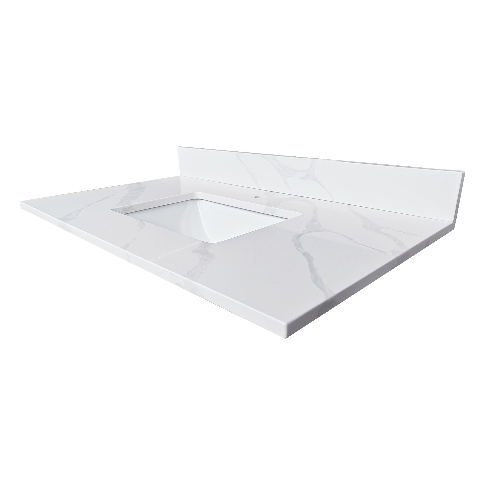 Bathroom Vanity Top With Undermount Single Bowl Sink