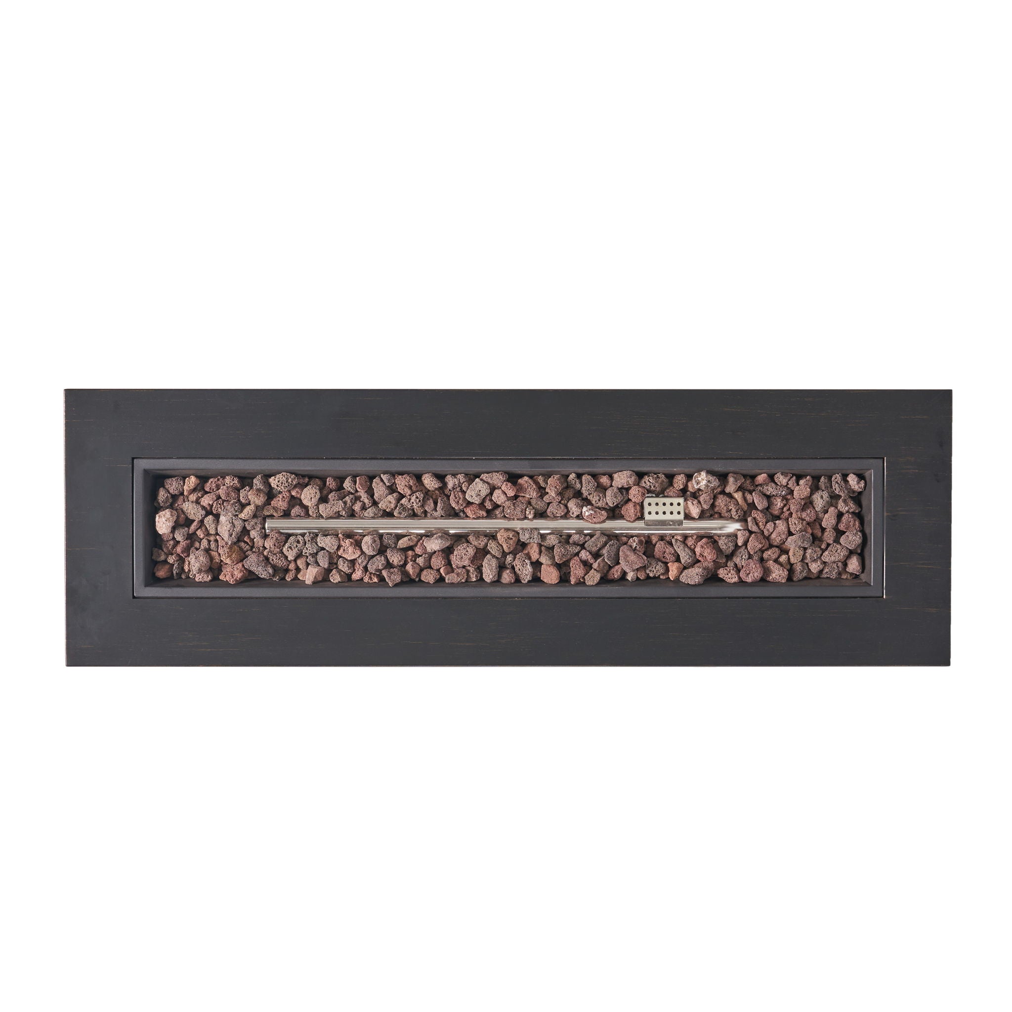 Modern Rectangular Iron Fire Pit 50, 000 Btu