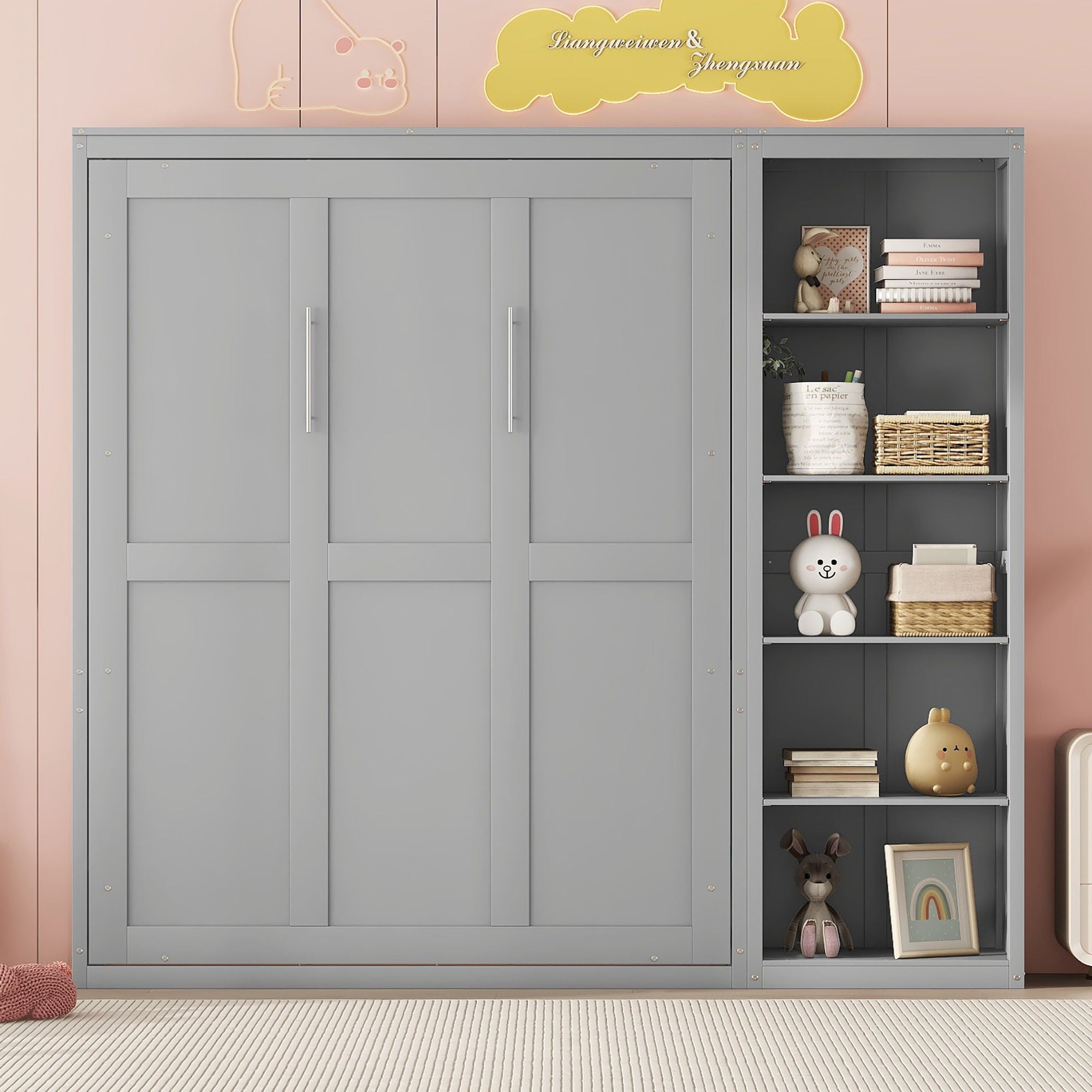 Murphy Wall Bed With Shelves