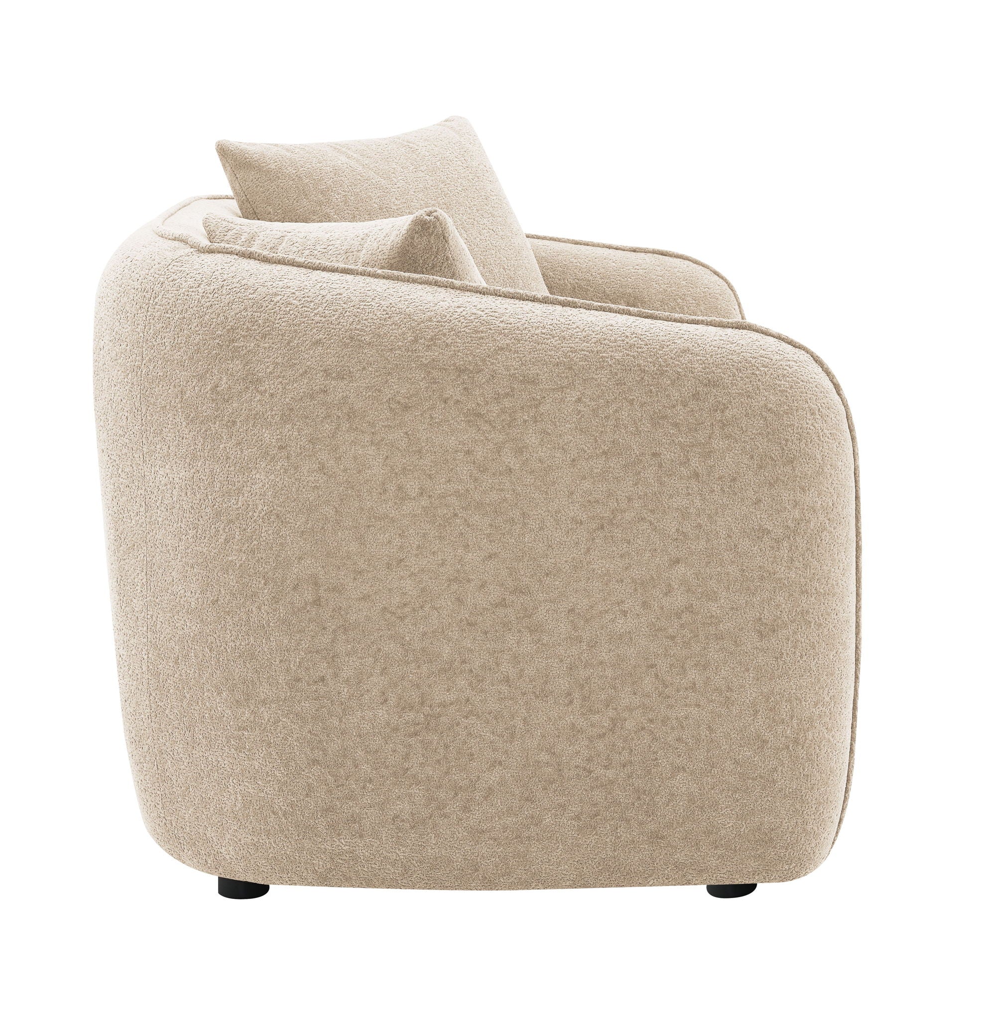 Keith - Loveseat With 2 Matching Color Toss Pillows