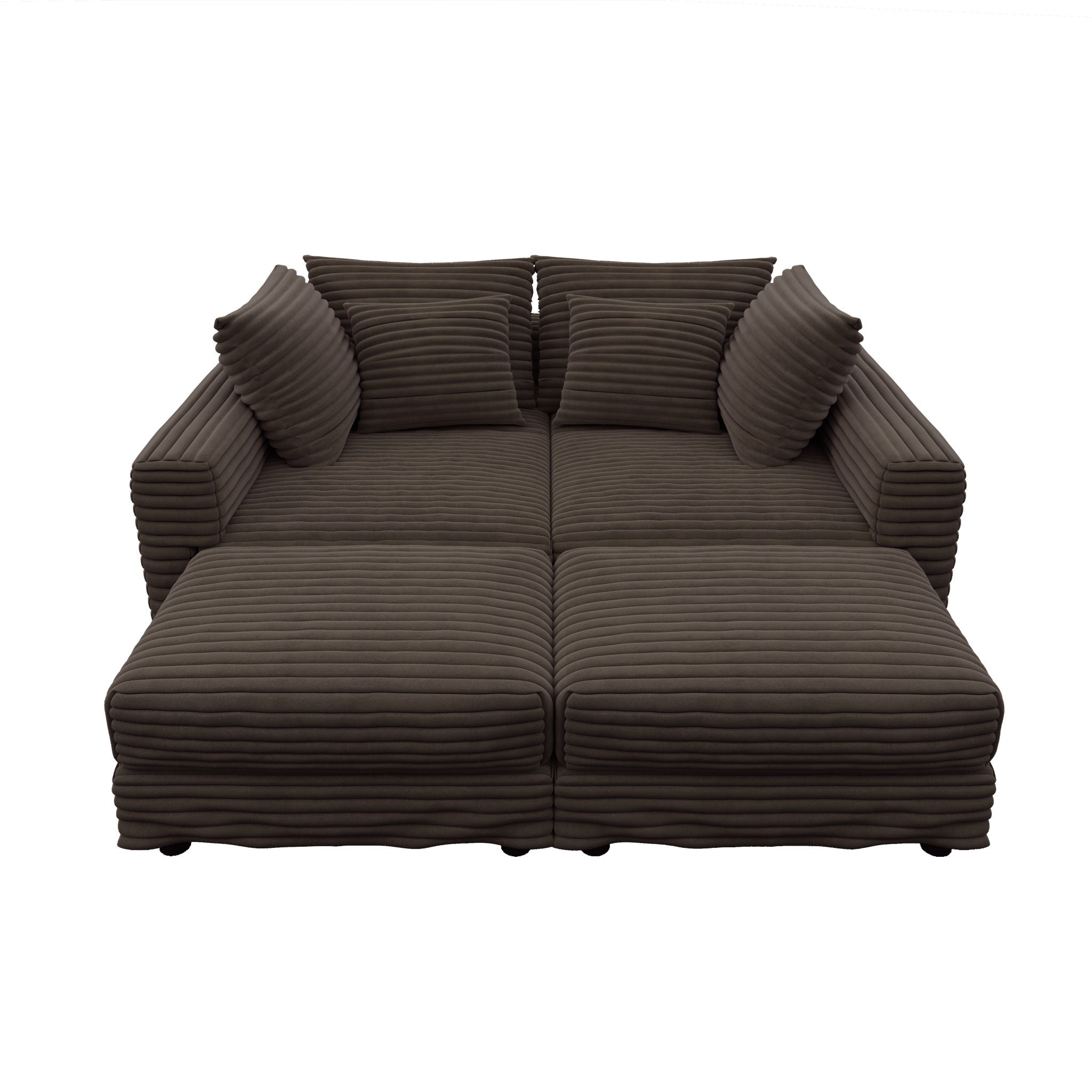 Modern Comfy Upholstered Sofa Cloud Couch & Deep Seat Couches