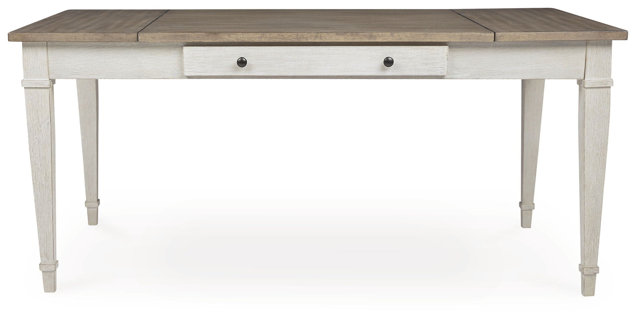 Skempton - RECT DRM Table w/Storage - White